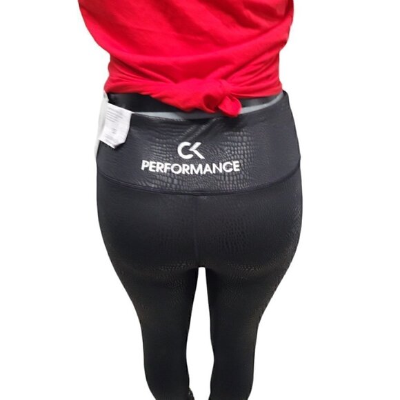 Calvin Klein Performance Jumbo-Logo High Waist‎ Leggings Size Medium - Picture 5 of 9